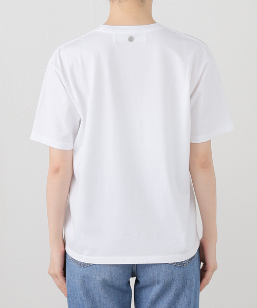 CALMER(カルメール)の「NATURAL DYE T-Shirt / ナチュラルダイ Tシャツ(Tシャツ/カットソー・レディース・ブラウン/ホワイト・2/1)」の11枚目の写真