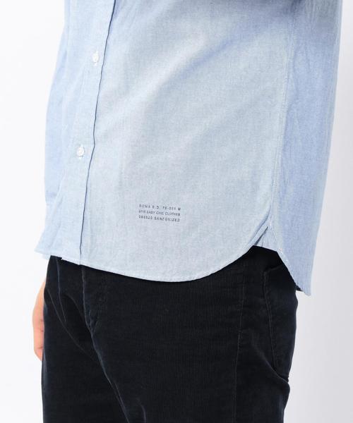 coen(コーエン)の「オックスフォードボタンダウンシャツ(シャツ/ブラウス・メンズ・ホワイト/ネイビー・X-LARGE/SMALL/X-SMALL/LARGE/MEDIUM)」の5枚目の写真