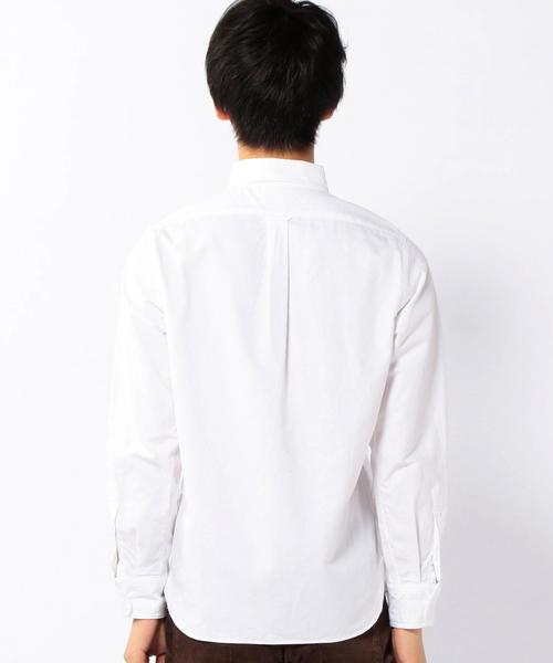 coen(コーエン)の「オックスフォードボタンダウンシャツ(シャツ/ブラウス・メンズ・ホワイト/ネイビー・X-LARGE/SMALL/X-SMALL/LARGE/MEDIUM)」の3枚目の写真