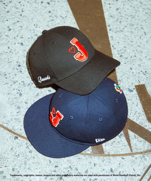 BASICKS(ベイシックス)の「【BASICKS/ベーシックス】x Newera World Baseball Classic Cap BLACK/ニューエラワールドベースボールクラシックキャップブラック(キャップ・レディース・ブラック・FREE)」の5枚目の写真