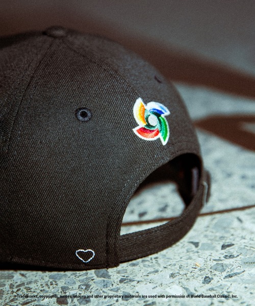 BASICKS(ベイシックス)の「【BASICKS/ベーシックス】x Newera World Baseball Classic Cap BLACK/ニューエラワールドベースボールクラシックキャップブラック(キャップ・レディース・ブラック・FREE)」の4枚目の写真