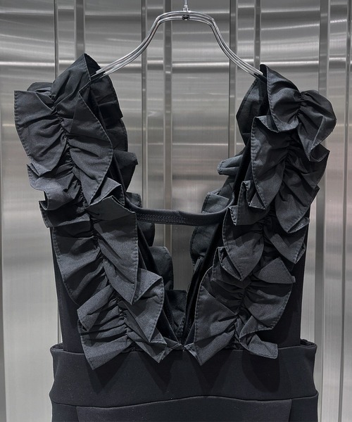 Narcissus(ナルシス)の「【Narcissus】フリルジャンスカ(ワンピース・レディース・グレー/ブラック・FREE)」の8枚目の写真