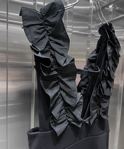 Narcissus(ナルシス)の「【Narcissus】フリルジャンスカ(ワンピース・レディース・グレー/ブラック・FREE)」の9枚目の写真