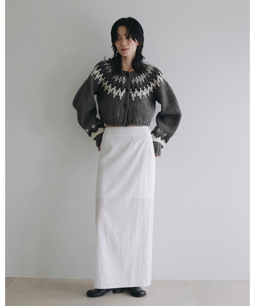 anuke(アンヌーク)の「Nordic Handknit Cardigan(ニット/セーター・レディース・ブラウン・FREE)」の7枚目の写真