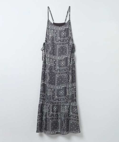 JEANASIS（ジーナシス）の「アソートサテンキャミドレス/661807（ワンピース・レディース・ブルー系その他/ホワイト/ブラック/ブラック系その他・FREE）」の3枚目の写真