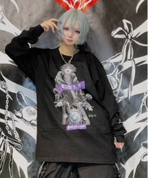 【黒野京×BACKSTAGE PASS コラボ】TOO TOO ピグメント加工 オーバーサイズ ロンT