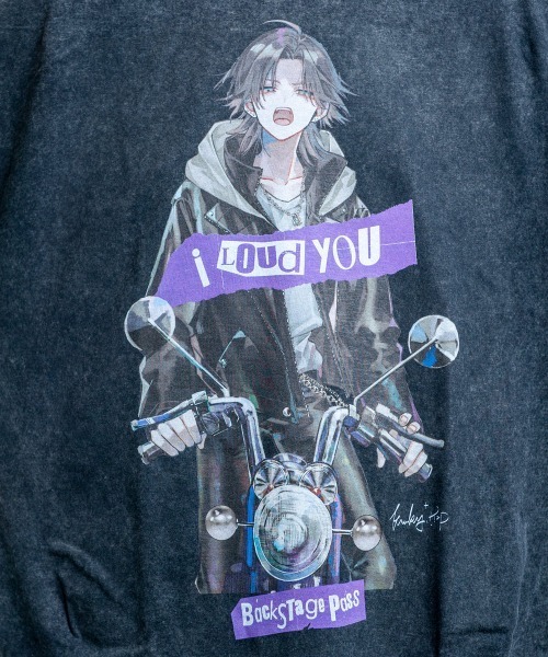 BACKSTAGE PASS(バックステージパス)の「【黒野京×BACKSTAGE PASS コラボ】TOO TOO ピグメント加工 オーバーサイズ ロンT(Tシャツ/カットソー・メンズ・ダークグレー/ライトグレー/ブラック・FREE)」の22枚目の写真