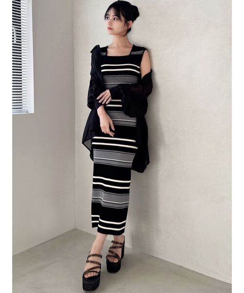 RESEXXY（リゼクシー）の「シアーギャザーシャツ（シャツ/ブラウス・レディース・ピンク/ホワイト/ブラック・FREE）」の11枚目の写真