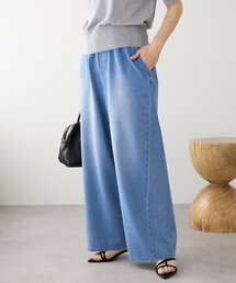 RIVE DROITE | 予約【A・MONN(アモン)】フェイクデニムイージーパンツ(デニムパンツ)