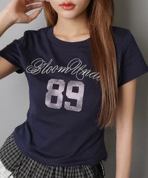 半袖ピタTシャツ/ナンバーロゴ/89/無地/カモ柄