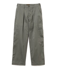 ATON/エイトン】KYOTO TSURIZOME COTTON WIDE EAZY CARGO PANTS