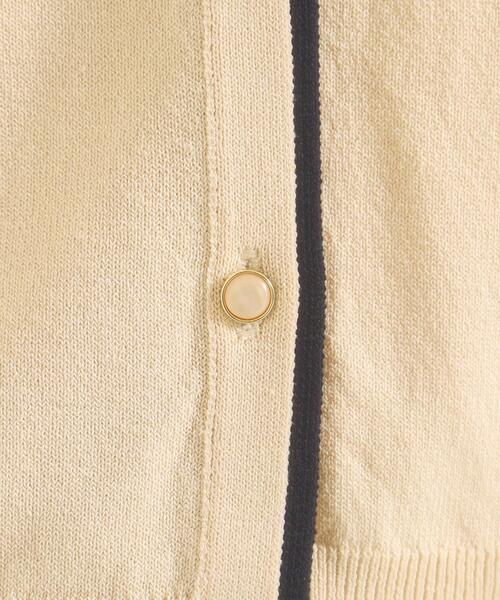 ITS'DEMO（イッツデモ）の「【手洗い可】レイヤード風カーディガン（カーディガン/ボレロ・レディース・ベビーピンク/レッド系/アイボリー/ネイビー・00）」の8枚目の写真