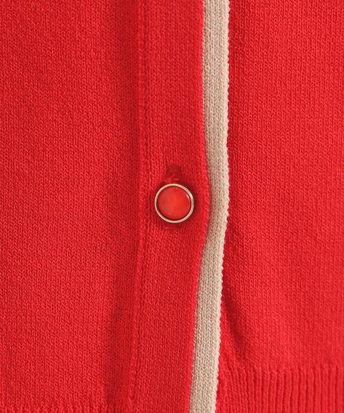 ITS'DEMO（イッツデモ）の「【手洗い可】レイヤード風カーディガン（カーディガン/ボレロ・レディース・ベビーピンク/レッド系/アイボリー/ネイビー・00）」の12枚目の写真
