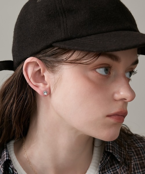 シルバートパーズスターピアス（片耳用）（ピアス（片耳用））｜NOJESS
