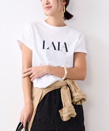 MICA&DEAL | "LAIA"ロゴヘムラウンドTシャツ〈2サイズ展開〉(Tシャツ/カットソー)