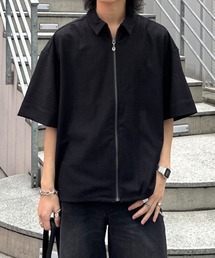 S/S ZIPレースシャツ