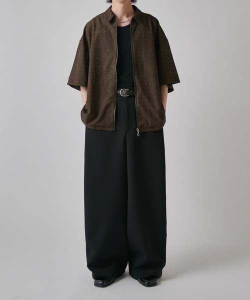 Lui's(ルイス)の「S/S ZIPレースシャツ(シャツ/ブラウス・メンズ・ブラック/ホワイト/オリーブ・S/M)」の16枚目の写真