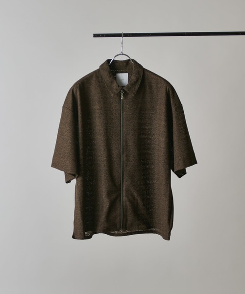 Lui's(ルイス)の「S/S ZIPレースシャツ(シャツ/ブラウス・メンズ・ブラック/ホワイト/オリーブ・S/M)」の20枚目の写真
