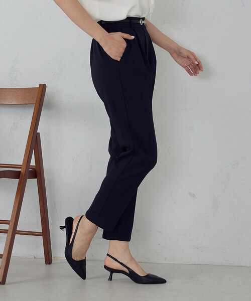 COMME CA MODELS(コムサモデルズ)の「【7サイズ展開】テーパードパンツ(その他パンツ・レディース・ブラック/サックスブルー/グレイッシュベージュ/ネイビー・XX-SMALL/X-SMALL/SMALL/MEDIUM/LARGE/X-LARGE/XX-LARGE)」の16枚目の写真