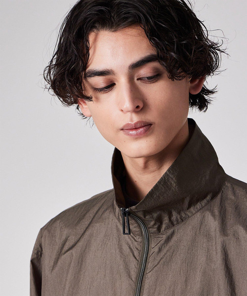 PS Paul Smith(ピーエスポールスミス)の「PERTEX(R) ハーフジップ スタンドブルゾン / 162751 EXLZ01(ブルゾン・メンズ・ブラック/ブラウン・LARGE/MEDIUM)」の7枚目の写真