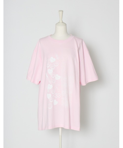 AVENCHUMU(アバンチュウム)の「Full of illustration T-shirt(Tシャツ/カットソー・レディース・ブラック/ホワイト/ピンク・FREE)」の19枚目の写真