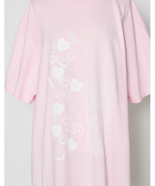 AVENCHUMU(アバンチュウム)の「Full of illustration T-shirt(Tシャツ/カットソー・レディース・ブラック/ホワイト/ピンク・FREE)」の20枚目の写真