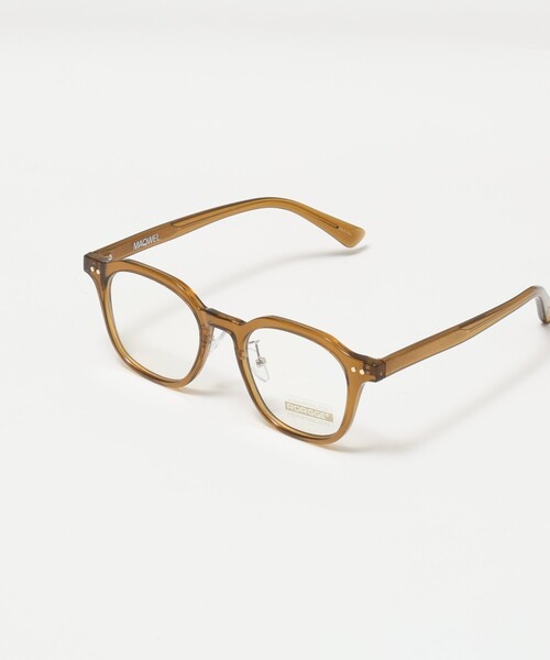 NOLLEY’S（ノーリーズ）の「【MAQWEL/マクウェル】ボストンフレームグラス（メガネ・レディース・ブラウン/カーキ・FREE）」の3枚目の写真