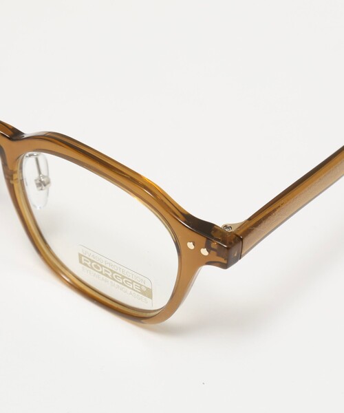 NOLLEY’S（ノーリーズ）の「【MAQWEL/マクウェル】ボストンフレームグラス（メガネ・レディース・ブラウン/カーキ・FREE）」の7枚目の写真
