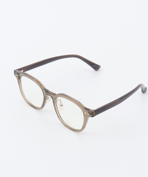 NOLLEY’S（ノーリーズ）の「【MAQWEL/マクウェル】ボストンフレームグラス（メガネ・レディース・ブラウン/カーキ・FREE）」の14枚目の写真