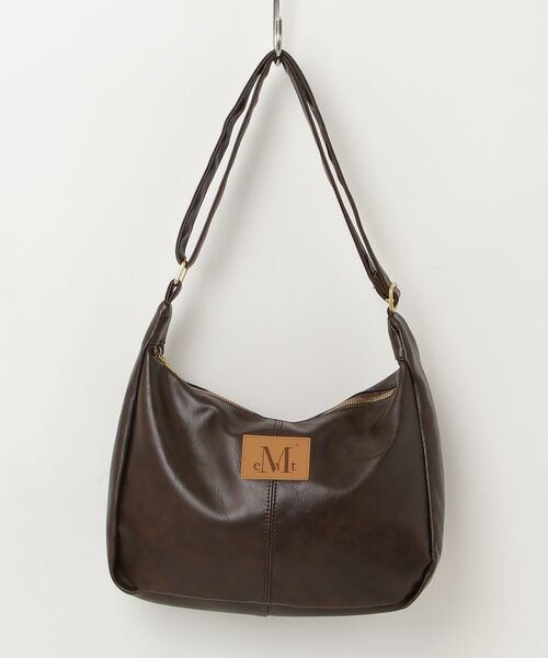 MUCENT】ブランド直輸入正規品/MERIN GOLD LINE LEATHER SHOULDER BAG 