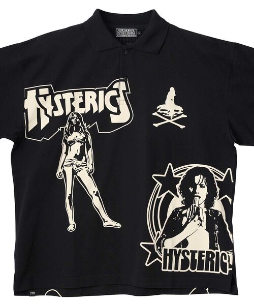 HYSTERIC GLAMOUR（ヒステリックグラマー）の「METAL GUID ポロシャツ（ポロシャツ・メンズ・ブラック/グリーン/オレンジ・X-LARGE/LARGE/MEDIUM/SMALL）」の11枚目の写真