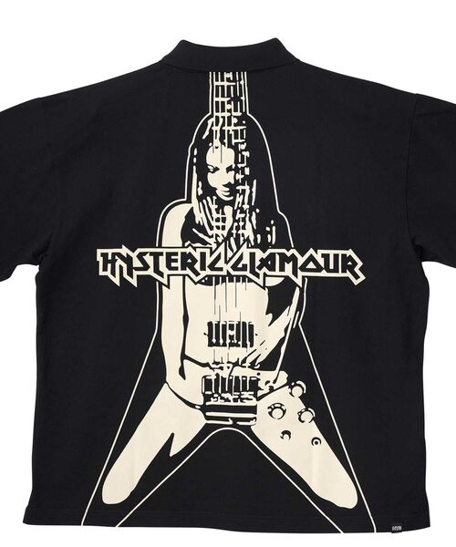 HYSTERIC GLAMOUR（ヒステリックグラマー）の「METAL GUID ポロシャツ（ポロシャツ・メンズ・ブラック/グリーン/オレンジ・X-LARGE/LARGE/MEDIUM/SMALL）」の12枚目の写真