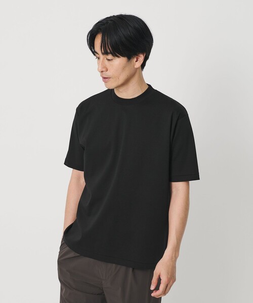 toshi★未使用★メゾンドリーファ黒カットソー MENS】DRY DRAW CORD LONG SLEEVE T-SHIRTS ドライドローコードロング