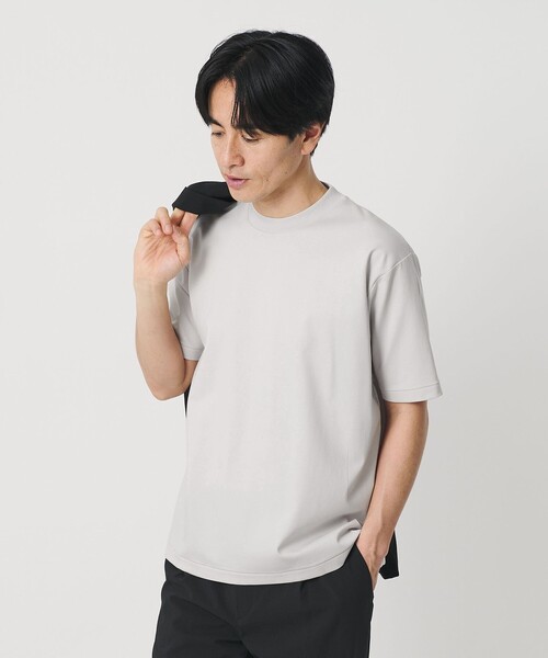 BEAUTY&YOUTH UNITED ARROWS（ビューティーアンドユースユナイテッドアローズ）の「プラチナ ポンチ クール デオドラント ジャケット Tシャツ 抗菌防臭 接触冷感（Tシャツ/カットソー・メンズ・ブラック/ホワイト/ライトグレー・XL/L/M/S）」の14枚目の写真