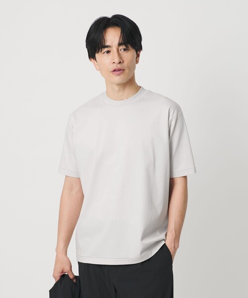 BEAUTY&YOUTH UNITED ARROWS（ビューティーアンドユースユナイテッドアローズ）の「プラチナ ポンチ クール デオドラント ジャケット Tシャツ 抗菌防臭 接触冷感（Tシャツ/カットソー・メンズ・ブラック/ホワイト/ライトグレー・XL/L/M/S）」の15枚目の写真