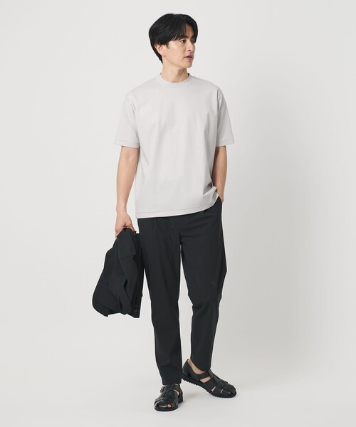 BEAUTY&YOUTH UNITED ARROWS（ビューティーアンドユースユナイテッドアローズ）の「プラチナ ポンチ クール デオドラント ジャケット Tシャツ 抗菌防臭 接触冷感（Tシャツ/カットソー・メンズ・ブラック/ホワイト/ライトグレー・XL/L/M/S）」の16枚目の写真