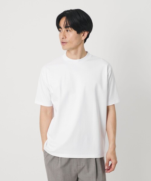 BEAUTY&YOUTH UNITED ARROWS（ビューティーアンドユースユナイテッドアローズ）の「プラチナ ポンチ クール デオドラント ジャケット Tシャツ 抗菌防臭 接触冷感（Tシャツ/カットソー・メンズ・ブラック/ホワイト/ライトグレー・XL/L/M/S）」の19枚目の写真