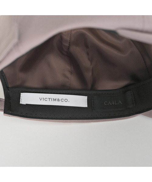 VICTIM（ヴィクティム）の「VICTIM ヴィクティム / BASIC B.B CAP CA4LA カシラコラボレーションベーシックベースボールキャップ / VTM-26-A-002（キャップ・メンズ・ブラック/グレイッシュベージュ・FREE）」の16枚目の写真