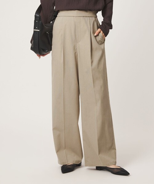 crea:GREEN LABEL RELAXING ベージュパンツスーツ green label relaxing｜グリーンレーベル リラクシングのパンツ