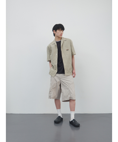 KIJUN MEN(キジュンメンズ)の「Check Half Sleeve Shirt Beige(シャツ/ブラウス・メンズ・その他・MEDIUM/LARGE/X-LARGE)」の7枚目の写真
