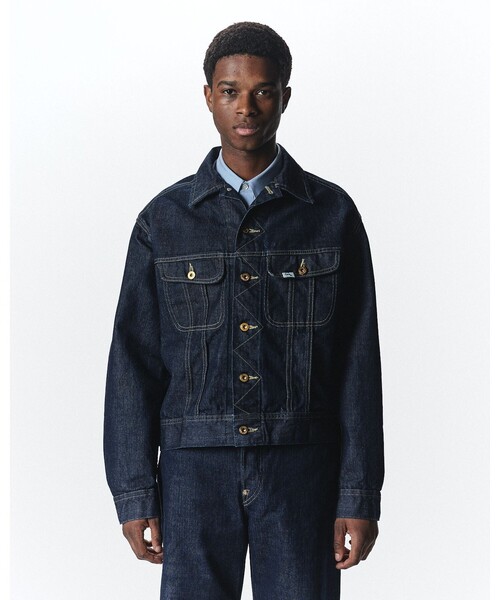 markaware（マーカウェア）の「《別注》【Lee×MARKAWARE/リー×マーカウェア】EX101 SP DENIM JACKET（デニムジャケット・メンズ・ネイビー・XL/S/L）」の5枚目の写真