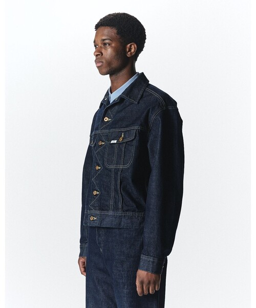 markaware（マーカウェア）の「《別注》【Lee×MARKAWARE/リー×マーカウェア】EX101 SP DENIM JACKET（デニムジャケット・メンズ・ネイビー・XL/S/L）」の6枚目の写真