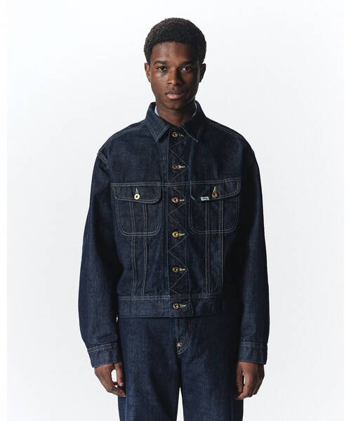 markaware（マーカウェア）の「《別注》【Lee×MARKAWARE/リー×マーカウェア】EX101 SP DENIM JACKET（デニムジャケット・メンズ・ネイビー・XL/S/L）」の8枚目の写真