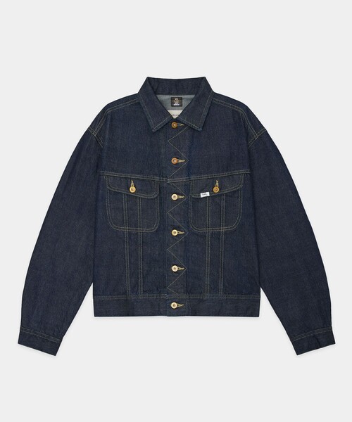 markaware（マーカウェア）の「《別注》【Lee×MARKAWARE/リー×マーカウェア】EX101 SP DENIM JACKET（デニムジャケット・メンズ・ネイビー・XL/S/L）」の9枚目の写真