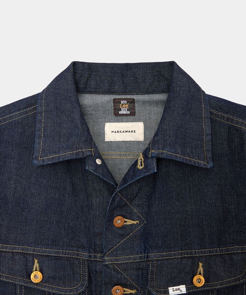 markaware（マーカウェア）の「《別注》【Lee×MARKAWARE/リー×マーカウェア】EX101 SP DENIM JACKET（デニムジャケット・メンズ・ネイビー・XL/S/L）」の10枚目の写真