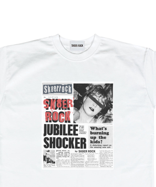 SK8ER ROCK(スケーターロック)の「Burning Youth T-shirt ((white))(Tシャツ/カットソー・レディース・その他・SMALL/MEDIUM/LARGE)」の3枚目の写真