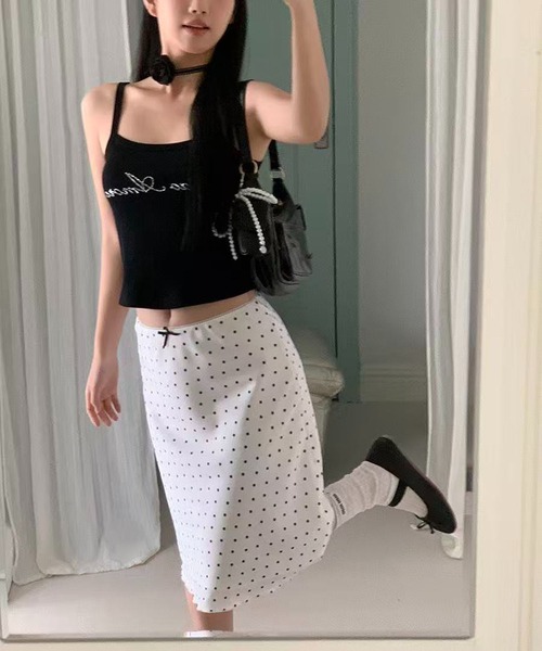 AsheKsha(アシクシャ)の「ミディアム~ロング丈スカート(スカート・レディース・ホワイト・M)」の11枚目の写真