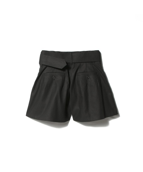 ESTNATION(エストネーション)の「ESSENCEOFLUXURY / ベルテッドショートパンツ(その他パンツ・レディース・ブラック/オフホワイト・38/36)」の3枚目の写真