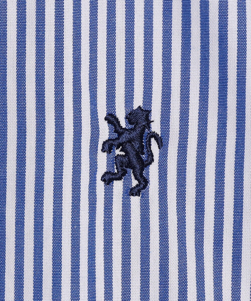 GYMPHLEX(ジムフレックス)の「Gymphlex | コットンブロード ボタンダウン半袖シャツ MEN(シャツ/ブラウス・メンズ・ブルー系その他・L/M/XL)」の7枚目の写真