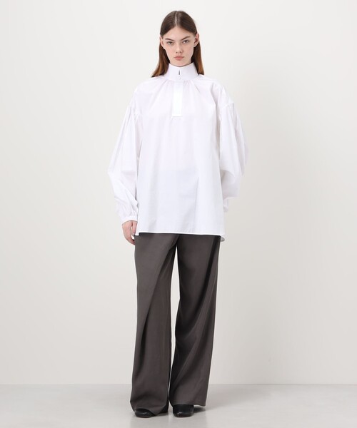 BOURRIENNE SHIRT スタンドカラーシャツ（シャツ/ブラウス